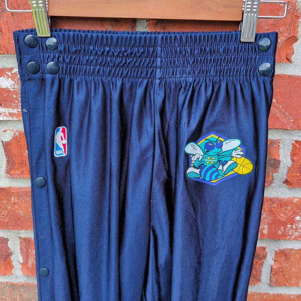 Alleson Athletic New Orleans Hornets Pants Mens S Navy Blue NBA‎ Breakaway Logo